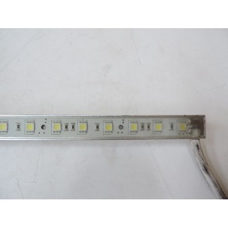 Bande rigide LED 14,4W profilé alu longueur 1000mm L10mm froid 6000K 1000lm SMD5050 alim 12/24V (non incl) étanche IP65