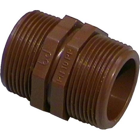 NIPPLE MM IN POLIPROPILENE MARRONE 3/4''