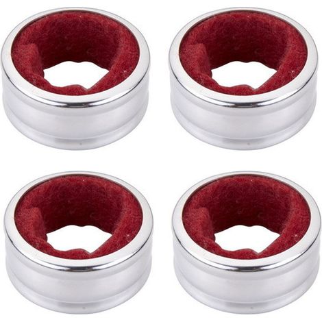 Collier Pour Bouteille De Vin - Acier Inoxydable - Anti-gouttes - Pour Cuisine Et Service De Vin - Lot De 4 (1/5)