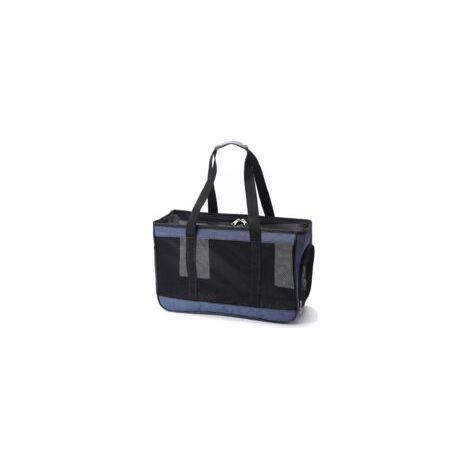 Sac de transport pour chat, bleu - Petite taille (1/5)
