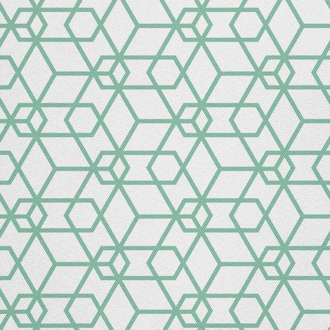Telas decorativas para exteriores Oxford - Motivo de estampado de malla geométrica 4 (1/5)
