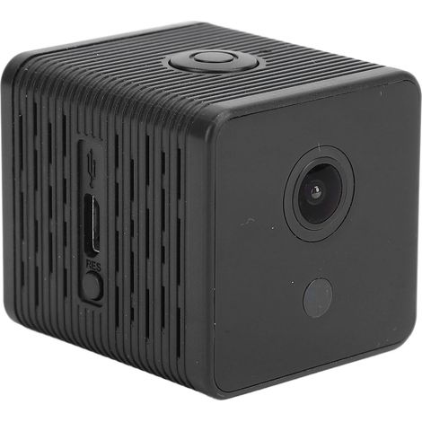 Caméra IP sans fil WiFi compacte 1080p HD avec vision nocturne, détection de mouvement et interphone bidirectionnel pour la maison ou le bureau. (1/5)