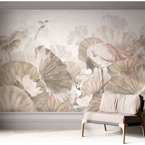 Fotomurale adesivo stickers - murali decorativo - soggiorno moderno - effetto realistico - Natura elegante 312x219 cm (1/5)