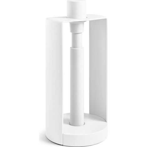 Porte-rouleau vertical Stop Arctic White - Bloc de déchirure facile stable - Fabriqué en Italie (1/5)