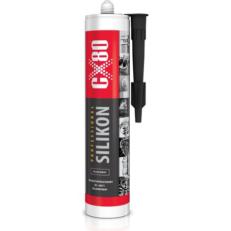 CX80 Silikon-Hochtemperaturdichtstoff, ölbeständig, farblos, 300 ml