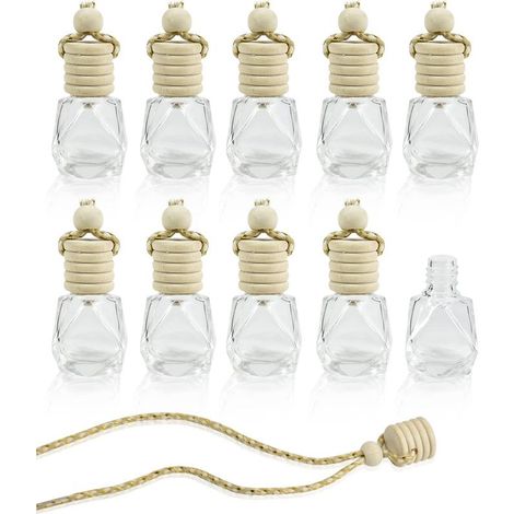 Lot de 10 désodorisants pour voiture, aromathérapie, diffuseur d'huiles essentielles à suspendre - Accessoires de décoration NPTERBL (1/5)