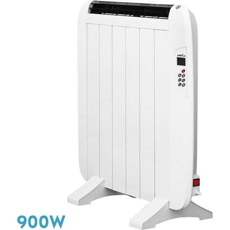 Radiatore elettrico abrila moderno bianco 900 watt 58 5 cm