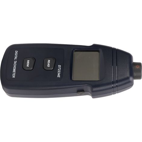Tachymètre Laser Numérique Sans Contact Mesureur de Rotation pour Tour, Outil de Mesure RPM Précision, Photonique Photo Non Contact (1/5)