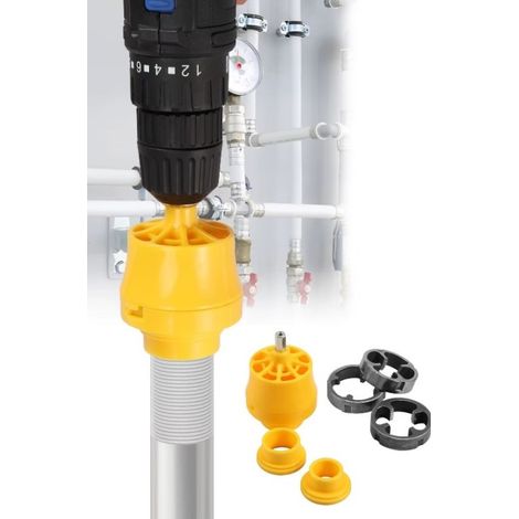 Kit de filetage de tuyaux, filière, perceuse électrique, tournevis (1/5)