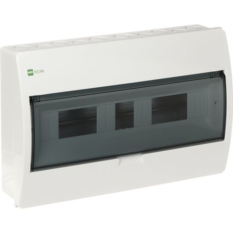 Aufputz-Verteilerkasten 18-Modul ELEGANT-1X18/NT/W/EPN Elektro-Plast