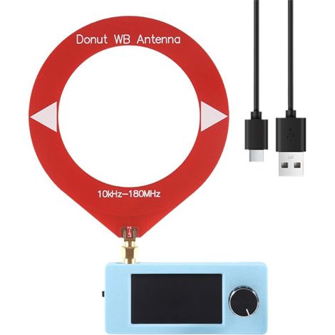 Geeignet für den Mini-Radioempfänger SI4732, 10 kHz-180 MHz, 1,9-Zoll-Bildschirm, tragbarer Kurzwellen-FM/AM/LSB/USB-Radioempfänger.