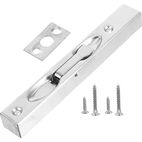 Loquet Coulissant en inox Argenté (1/5)