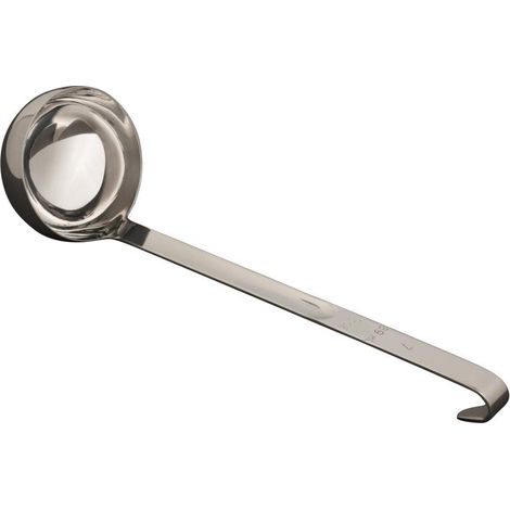 Kelomat Suppen- Schöpflöffel Edelstahl 0,12 Liter Ø8 cm (1/3)