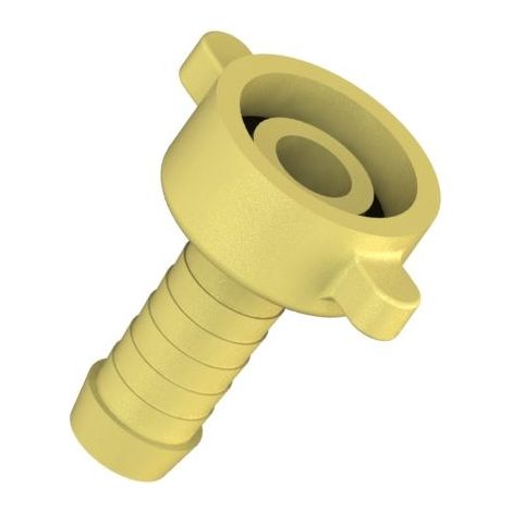 JS MS-SCHLAUCHVERSCHRAUB, SCHWER 2-TEILIG, FLACHDICHTEND, 3/8"x1/2"