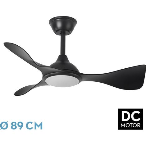Ventilateur dc caiman 36w 3600lm black 89d 3stage 6vel 3000-4500-6500k remote+intensity control+memory+timer (1/4)