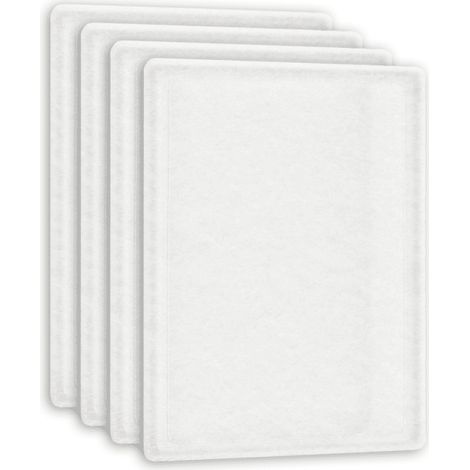 Top Filter – Lot de 4 filtres G4 pour VMC double flux – Compatible Sauter, Gorner, Atlantic Primocosy – Dimensions 255 x 191 x 6 mm – Norme ISO16890