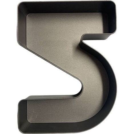 Calder teglia forma numero 5 alluminio antiaderente 18,5x24 cm