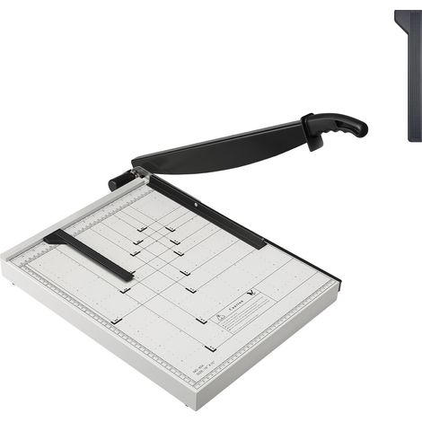 Coupe-papier guillotine robuste, 457,2 mm, 20 feuilles, avec rail de protection et verrouillage de lame, idéal pour carton et papier, usage bureau, maison, école. (1/5)