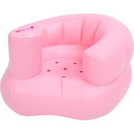 Siège gonflable pour bébé, étanche, pliable, avec pompe à gaz intégrée, en PVC, support pour nourrisson (1/5)