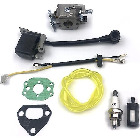 Joint de carburateur et bobine d'allumage pour tronçonneuse Husqvarna 36 et 41 (1/5)