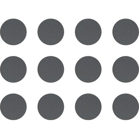 12x Cache vis adhésif autocollant diamètre 40mm protection bouchon trou obturateur meuble table chaise maison, Graphite