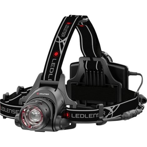 Lampada frontale LEDLENSER H14R.2 (7299R) 1000 lm con pacco batteria e accessori nella confezione