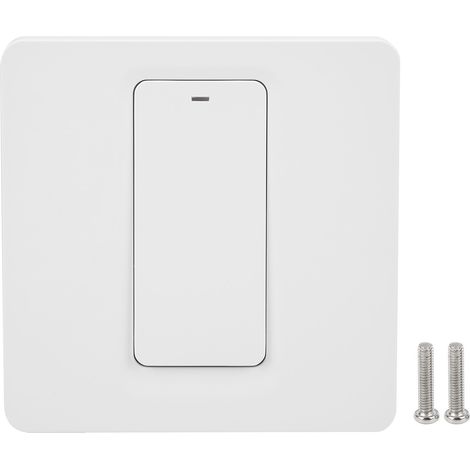 Interrupteur mural connecté 1 gang 600W ABS pour TUYA AC 100‑240V Zigbee, bouton poussoir intelligent sans fil zéro feu (1/5)