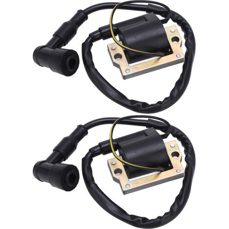 Jeffergarden Bobine d'allumage Antirouille Résistant aux Hautes Températures à Faible Consommation de Carburant Bobine d'allumage pour Moto (1/5)