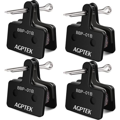 Plaquettes De Frein - 4 Paires - Semi-Métallique - Pour Vélo Tout-Terrain - Compatible Shimano Tektro (1/5)