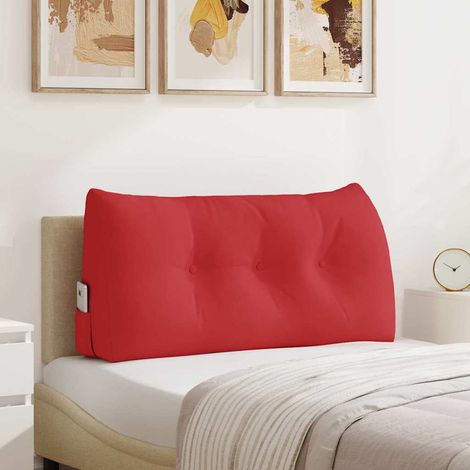 Rücken Kissen Rot 100 x 24 x 50 cm Stoff