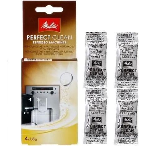 Pastillas Descalcificadoras Blancas Melitta para Máquina de Café