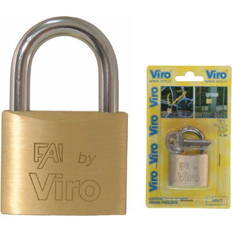 Viro Fai art 550 cadenas rectangulaire 16 mm avec arceau en acier 2 clA s