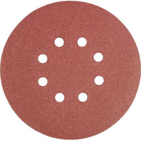 Dischi abrasivi in grafite 150 mm K120 - 5 pezzi - per levigare legno, metallo e plastica