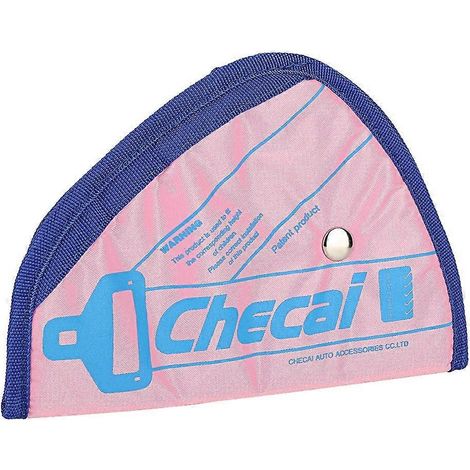 Auto-Fahrzeug-Verstellvorrichtung Kindersicherheitsgurt-Schutzsitzpositionierer (Pink)