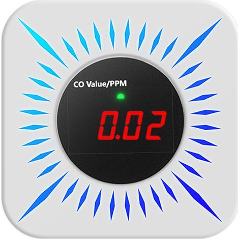 Détecteur de fuites gaz combustibles Tuya WiFi CO, testeur portable de fuite de monoxyde de carbone, testeur concentration gaz multifonction, testeur qualité d’air domestique, alarme à distance APP, t (1/5)