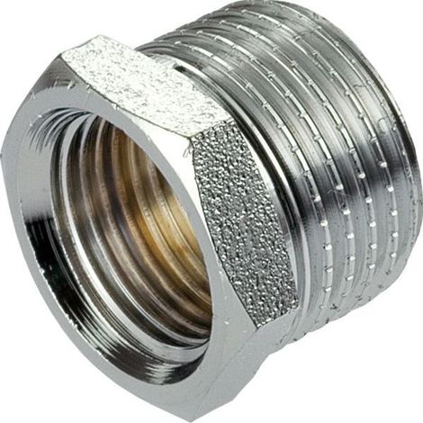 Reduzierstück aus verchromtem Messing 3/4" x 1/2" (1/3)