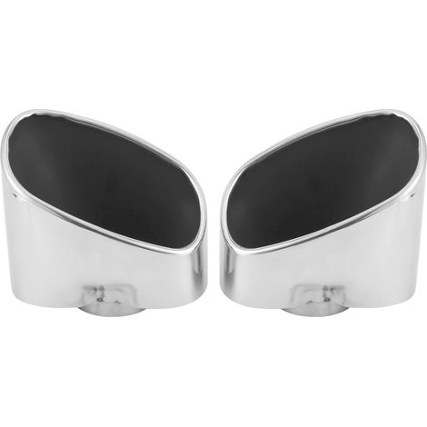 2 embouts d'échappement en acier inoxydable 304, diamètre d'entrée de 2,5 pouces, compatibles avec X5 E70 2000-2016 (1/5)