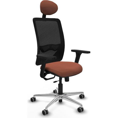 Chaise de bureau piqueras y crespo Zulema noir mousse haute densite (1/2)