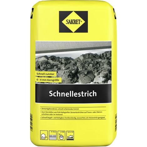Sakret Schnellestrich 10 kg Sack Estrich