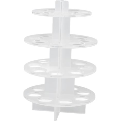 Support à capsules de café acrylique moderne - Organisateur et rangement élégant pour bureau ou maison - 30 emplacements (1/5)