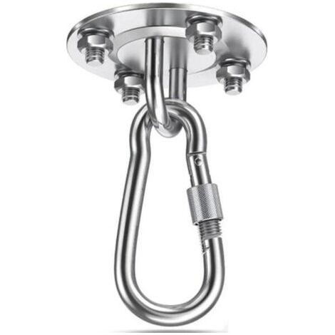 Ceiling Hook for Hanging Chair, Premium Stainless Steel Bracket, 400kg Load Capacity (1/4)