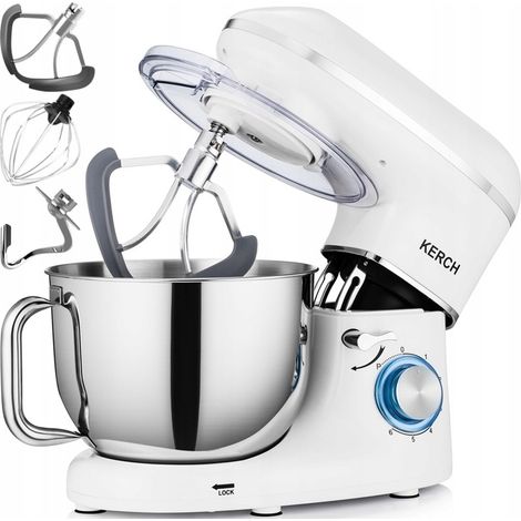 KERCH MYCHEF BIANCO 6,2L 3000W IMPASTA PLANETARIA CON CIOTOLA
