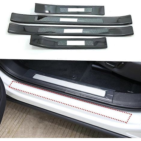 Accessoires pour Volvo XC60 2023-2024 : protection de seuil de porte et de pédale, cache-plaque de protection, pièces automobiles, 4 pièces ( ) (1/5)