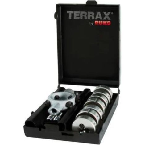 TERRAX  di RUKO  set filiera  8 pz.  HSS in  cassetta lamiera  d'acciaio -  A245014