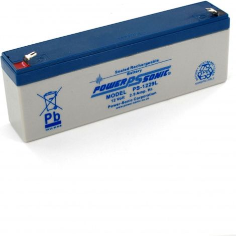 Powersonic – Batterie plomb 12V 2.9Ah étanche – Longue durée de vie – Utilisation en position verticale ou horizontale – Design compact - PS-1229L (1/3)