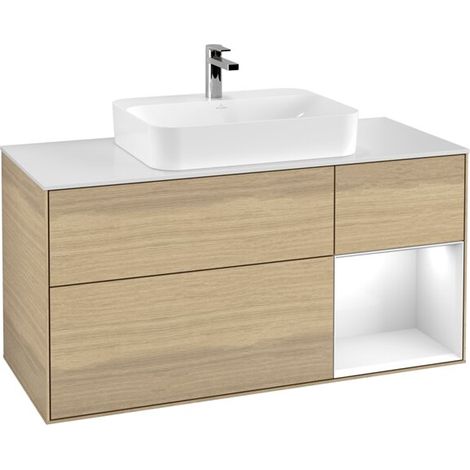 Villeroy & Boch F421GFPC meuble sous-lavabo Finion F42 (1/2)