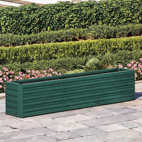 SunJet Porte-plantes, étagère à plantes, Bac potager surélevé acier - Réf. LZC2QLOBNIC1 (1/5)