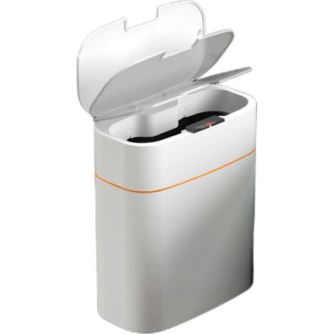 Poubelle intelligente pour la maison, grande capacité, pour salon, chambre, cuisine, toilettes, étanche, à induction automatique, électrique (1/5)