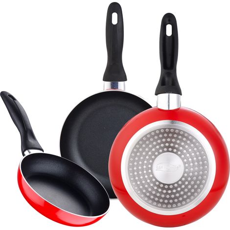 Juego de 3 sartenes 16/20/24 cm SAN IGNACIO colección Navy Red (1/5)