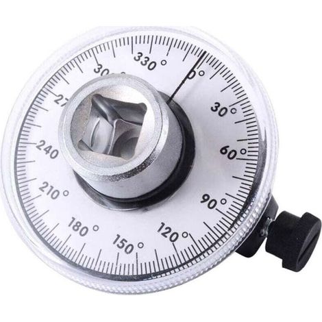 Clé dynamométrique 1/2 pouce, jauge d'angle, jeu de clés dynamométriques 1/2 pouce avec entraînement réglable à 360°, outils de mesure professionnels (1/4)
